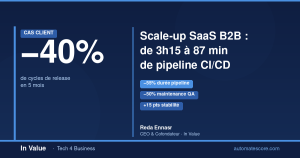 Comment une scale-up a réduit ses cycles de release de 40% en 5 mois